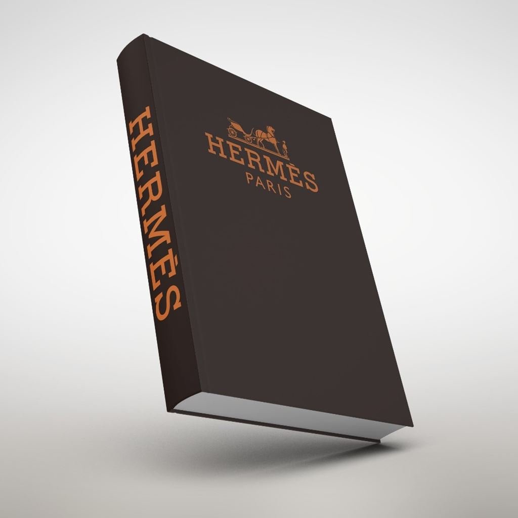 Caixa Livro Hermes Paris Marrom - Grande