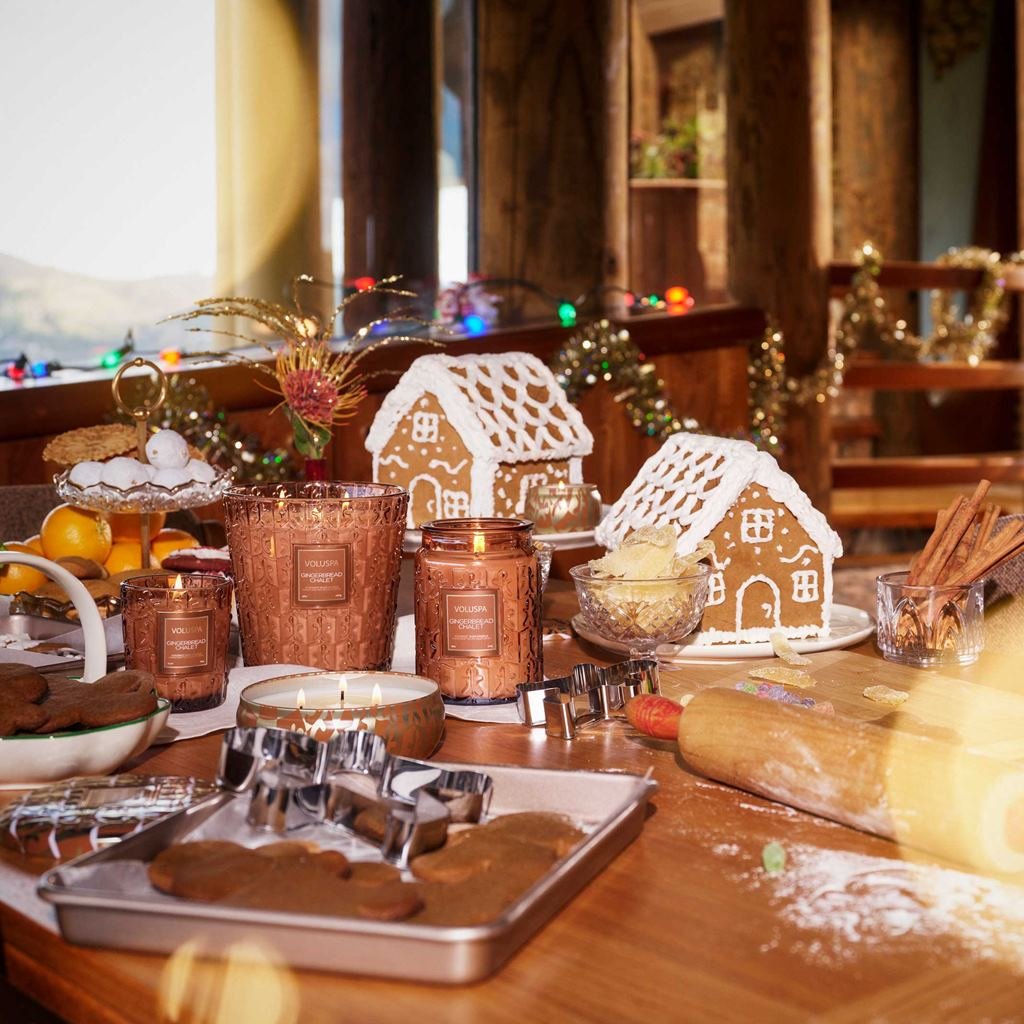Mini Vela Lata Gingerbread Chalet - Voluspa - 25h